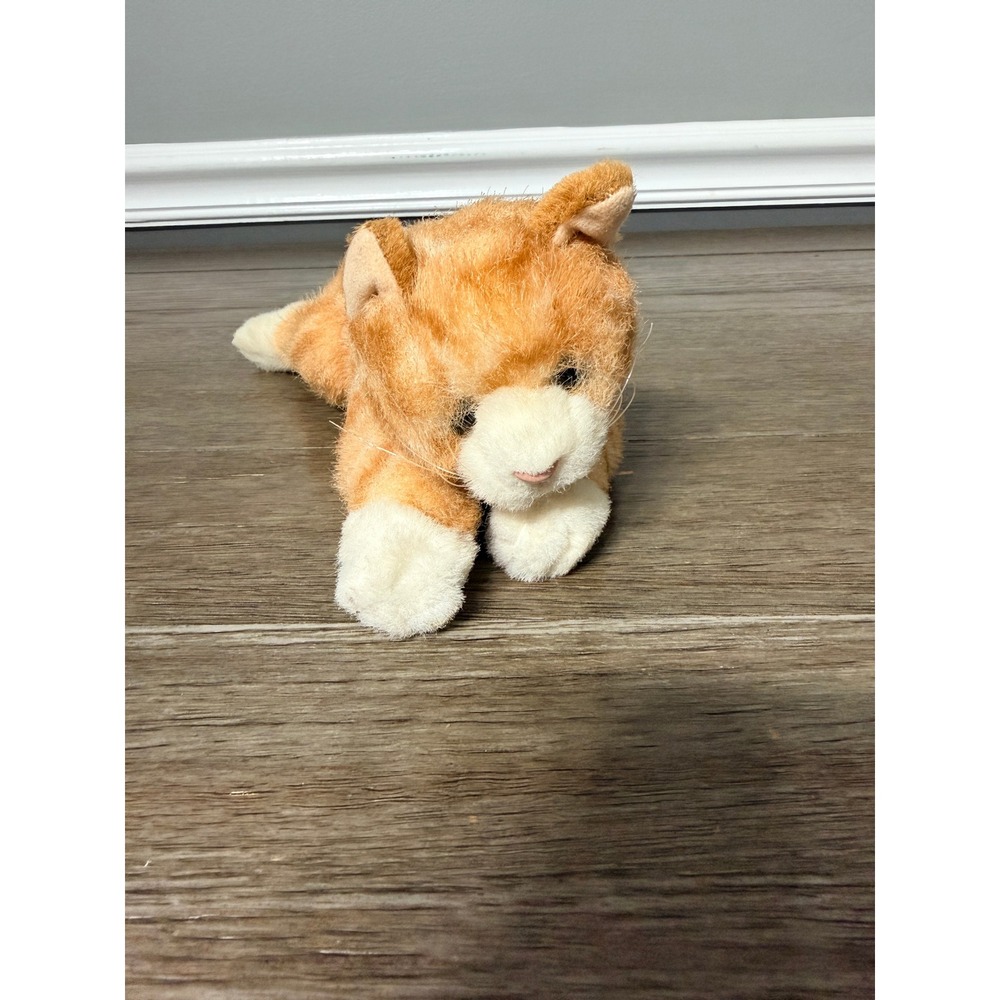 Vintage Russ Berrie Dempsey the Orange Tabby Cat Plush